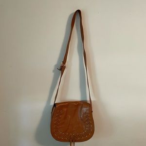 Violetta braided tassel satchel and crossbody